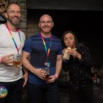 Mike, Martin & Sally at 2018 – Gay Ski Week QT event
