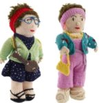 Topp Twins Knitted Dolls Photo From Te Papa