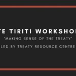 Te Tiriti Workshop - July 2020